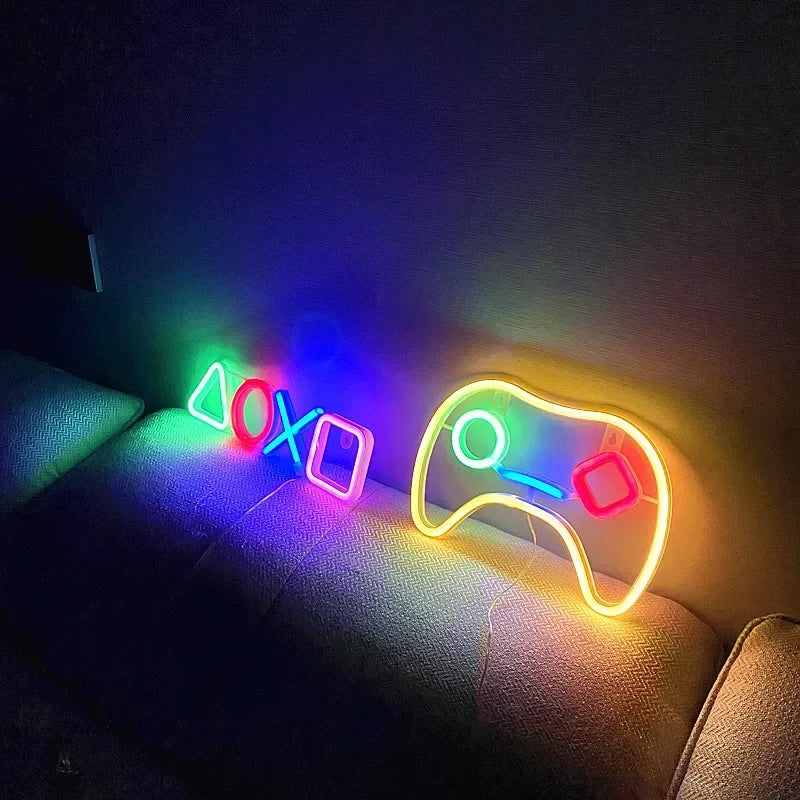 LED Néon Enseignes Pour Chambre Décoration Murale USB Interrupteur Alimenté LED Néon Lumière pour Salle De Jeux Salon Adolescent Gamer Chambre Décoration