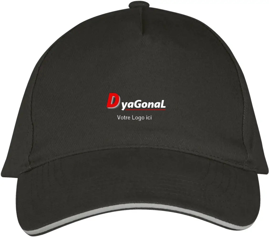 Dyagonal Textile: Casquette 5 panneaux Long Beach homme personnalisée, Divers c ...
